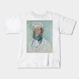 Portrait of Pere Paul by Claude Monet Kids T-Shirt